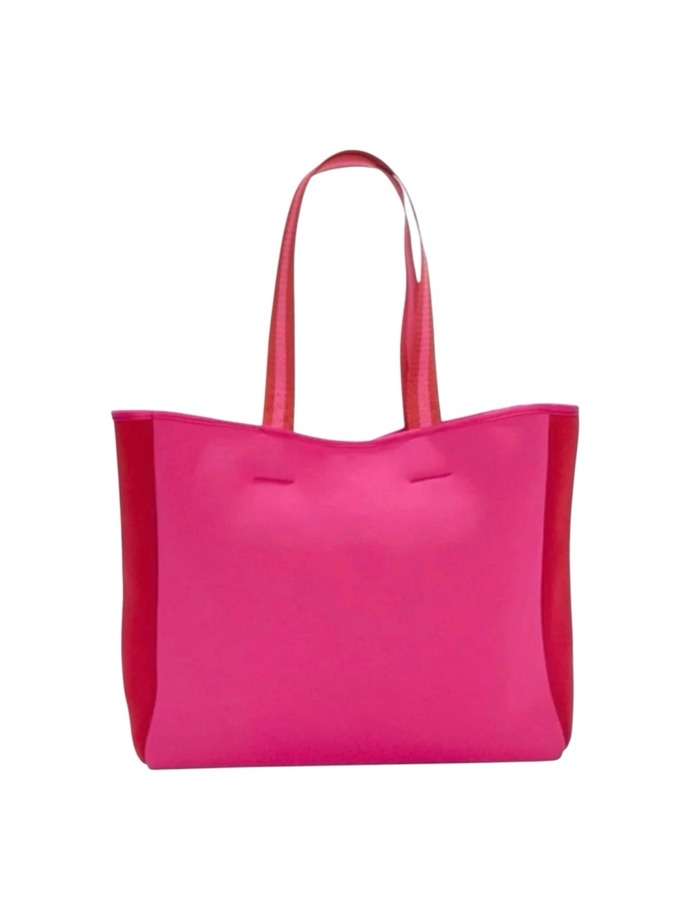 Summersalt Neoprene Tote Bag – Hot Pink & Red | NWT